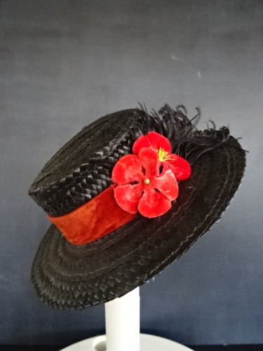 Black canotiers for modern - canotiers,