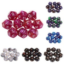 10pcs 12 Sided Dice D12 Polyhedral Dice for Dungeons and