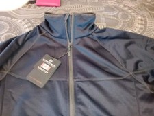 Stormtech mens insulated jacket M navy blue full zip closure pockets reflective 