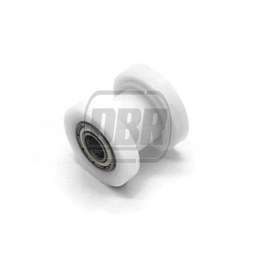 10mm 36mm white chain roller - white,