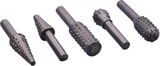 5Pc Rotary Rasp Set Wood