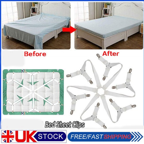 Bed mattress sheet clips - bed,