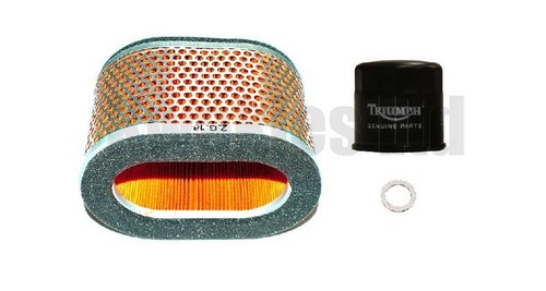 Genuine air and oil filters - and,