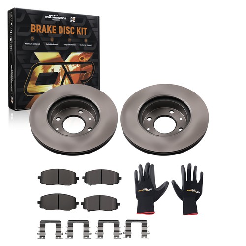 Front brake discs pads - front,