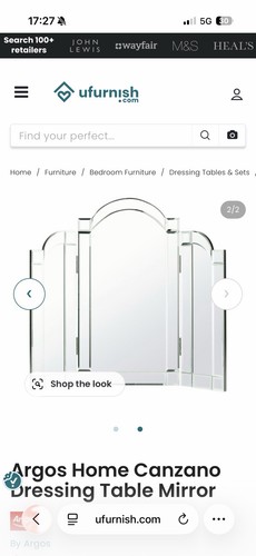 Argos home canzano dressing - canzano,