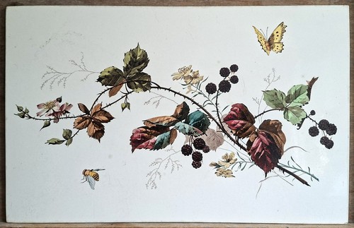 Large antique ceramic wall