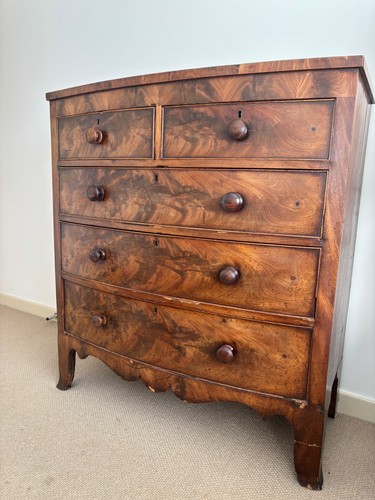 Victorian mahogany veneer - victorian,