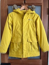 Girl's Berghaus thick winter coat, 11-12, yellow, great condition