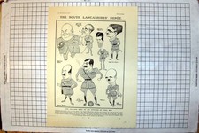 Old S Lancashire Officers Charlton Tamplin Meesham Ivor Novello 1924 20th