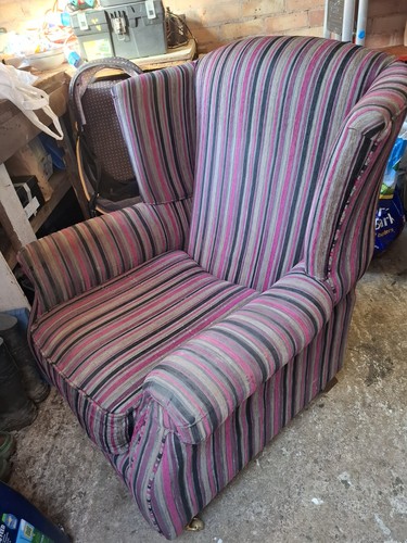 Traditional wingback fireside - traditional,