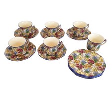 Grimwades Royal Winton Ivory Marguerite Tea Cup And Saucer Set With Side Plates