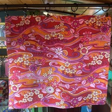 Vintage 1960s Jonelle Water Garden Fabric