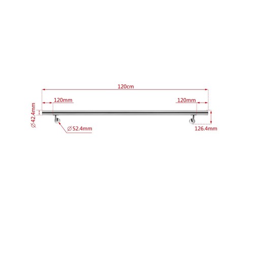 304 stainless steel - steel, handrail