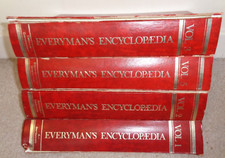 Vintage Everyman’s Encyclopaedia 1969 Volumes 1 2 3 5 in folders