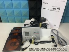 AIWA AM-F5 MINIDISC RECORDER WALKMAN + BATTERY BOX, REMOTE EARPHONES L@@K FREE p