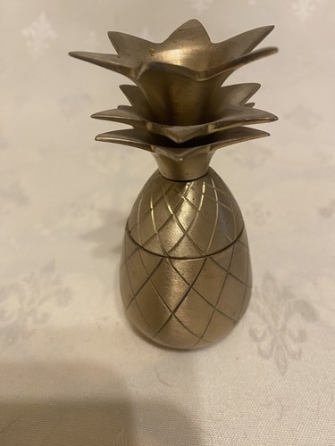 Solid brass small pineapple - small,