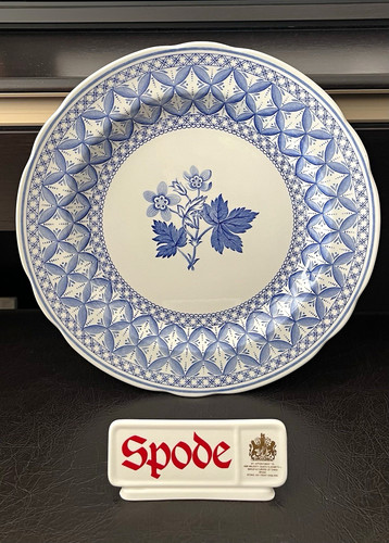 Spode geranium blue - spode, white