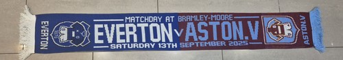 Everton aston villa matchday - v,