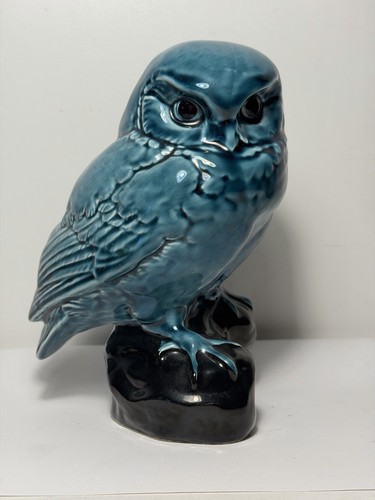 Poole pottery blue owl - pottery,