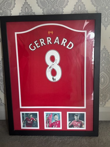 Steven gerrard signed lfc - steven,