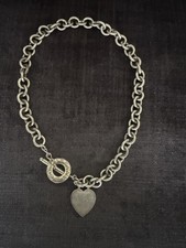 Tiffany & Co Return to Tiffany Heart Tag Toggle Necklace 16"