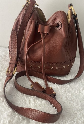 Isabella fiore leather bucket - fiore,
