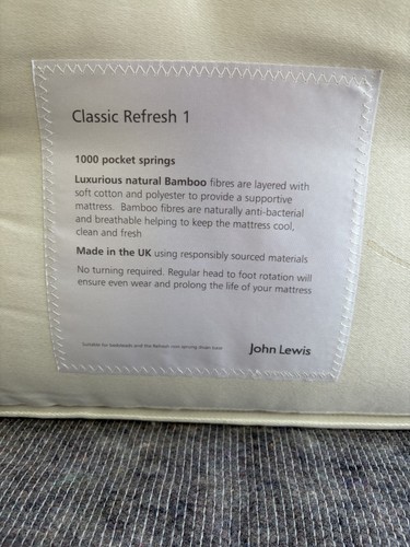 John lewis single mattress - john,