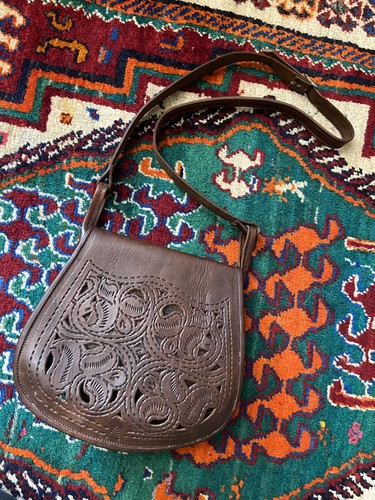 Vintage 1970s brown - brown, moroccan
