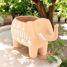 Elephant Ceramic Planter