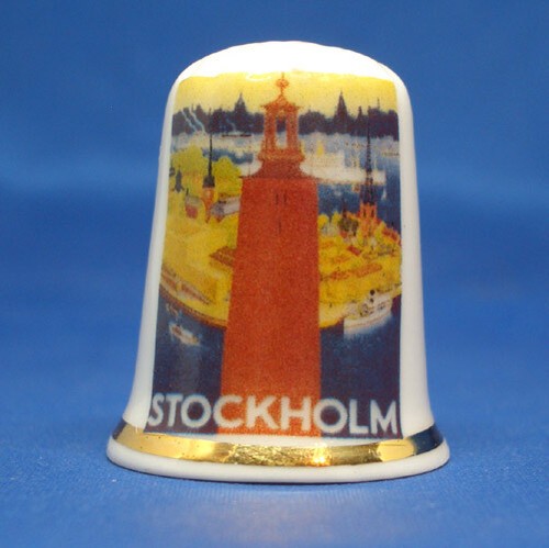 Birchcroft china thimble - china,