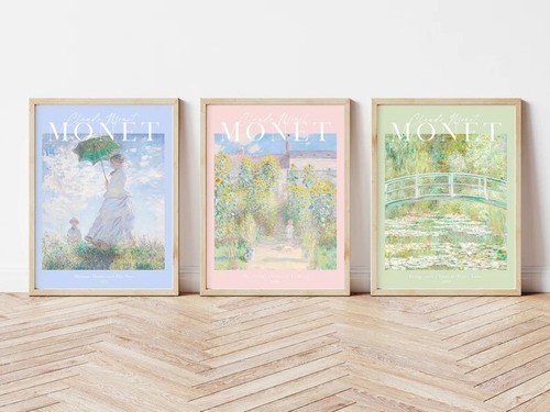 Monet set unframed prints - set,