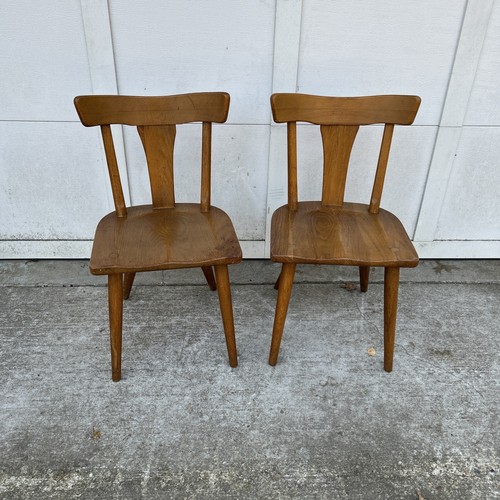 Pair oak side - pair, dining