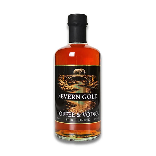 Severn gold toffee vodka 70cl - gold,