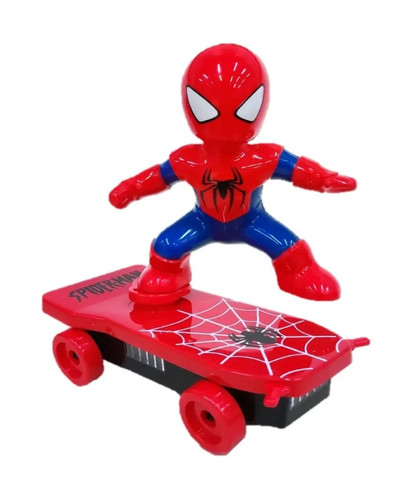 Electric spiderman skateboard - electric,