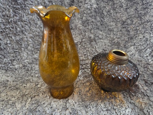 Vintage oil lamp funnel - vintage,