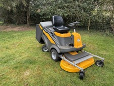 Stiga ride mower out front - ride-on,