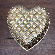 Vintage Copper Heart Cake