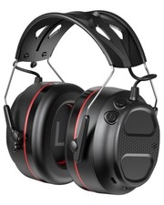 Bluetooth 5.4 Ear Defenders Wireless Earmuffs with 1200mAh Battery – Black