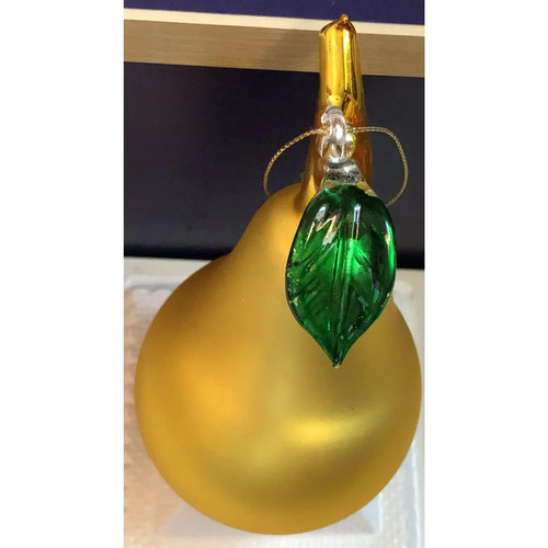 Blown glass pear - blown,
