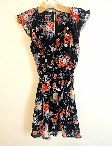 Lipsy london black floral - black,