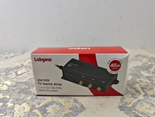Labgear 2 Way TV Signal Distribution Amplifier, F-Type Connections, 4G & 5G Filt