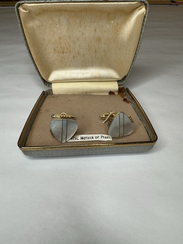 Real mother pearl - mother, cufflinks