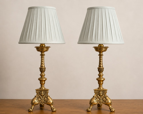 Pair heavy vintage retro - pair, of