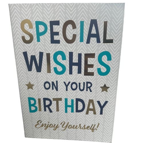 Open male birthday - male, greeting