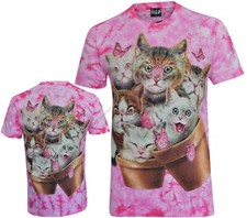 Tie Dye T-Shirt Kittens &