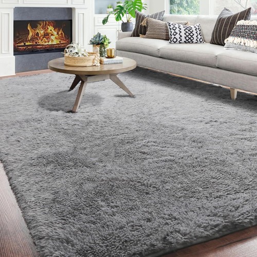 Fluffy rugs large shaggy - rugs,