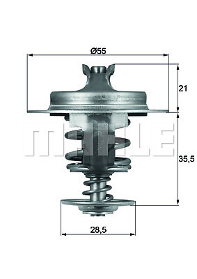 Mahle 83d thermostat - tx, 67