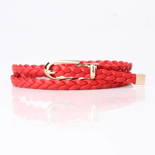 Womens belt thin braided - belt, belts