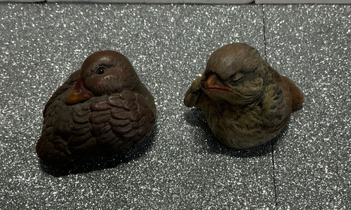 Small carved birds - 2,
