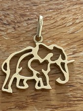 18ct Yellow Gold Elephant